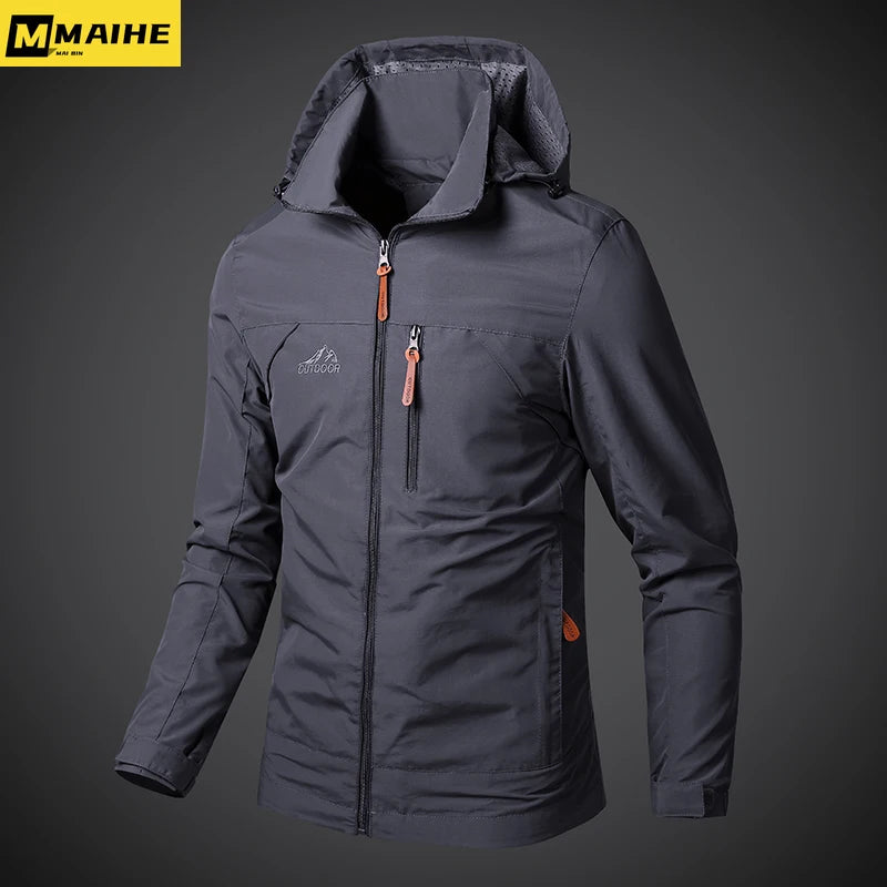 Men's Military Camouflage Windbreaker Jacket