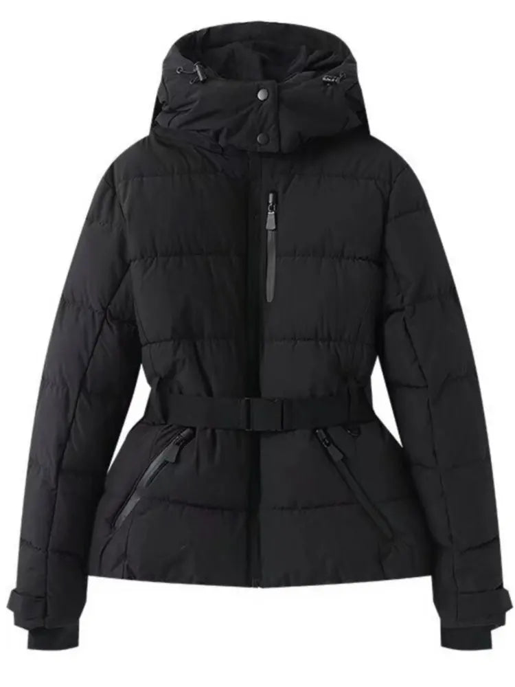 Women's Winter Hooded Padded Sport Parkas - marthinni