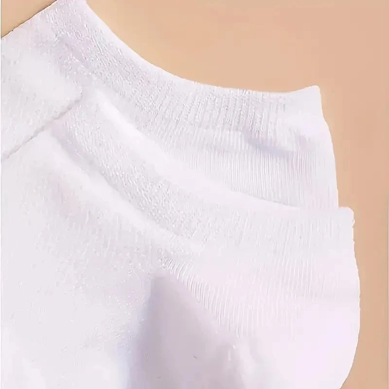5/10-Pack Unisex Comfort-Fit Ankle Socks