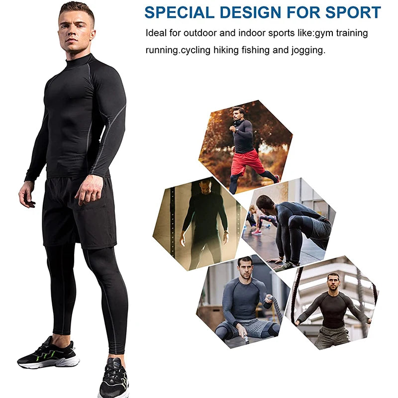 Men's Dry-fit Long-Sleeve Compression T-Shirt