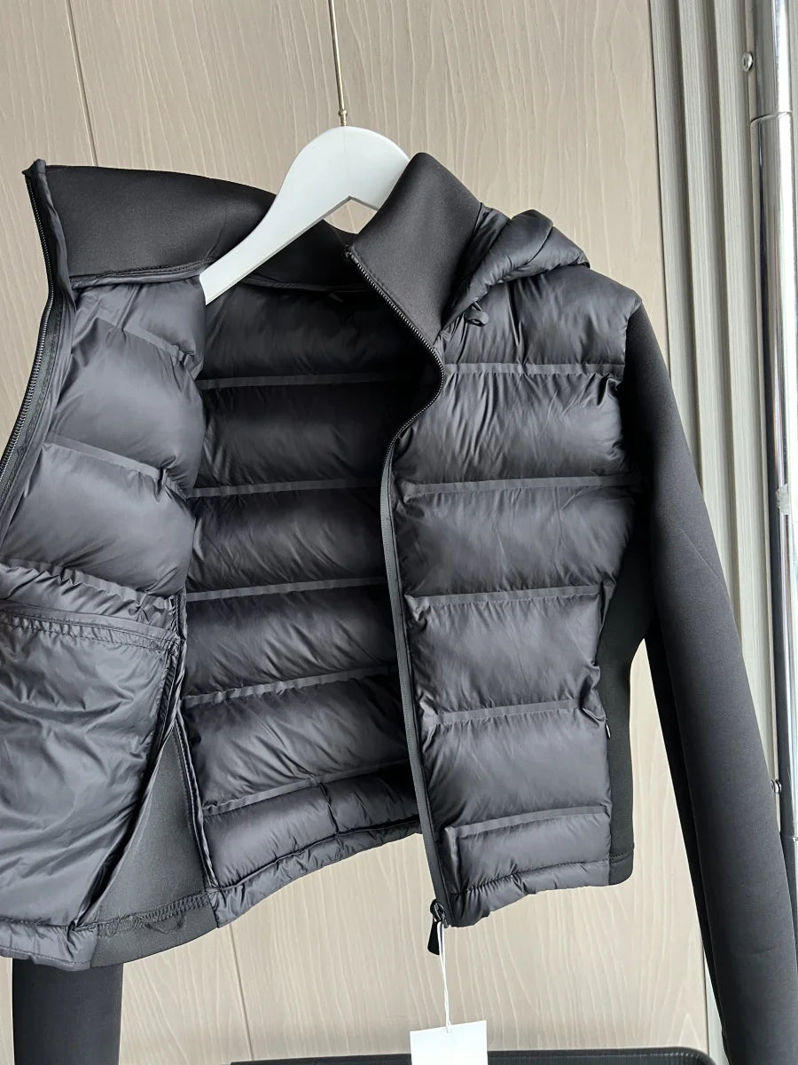 Women's Lightweight Warm Down Jacket with Long Sleeves
