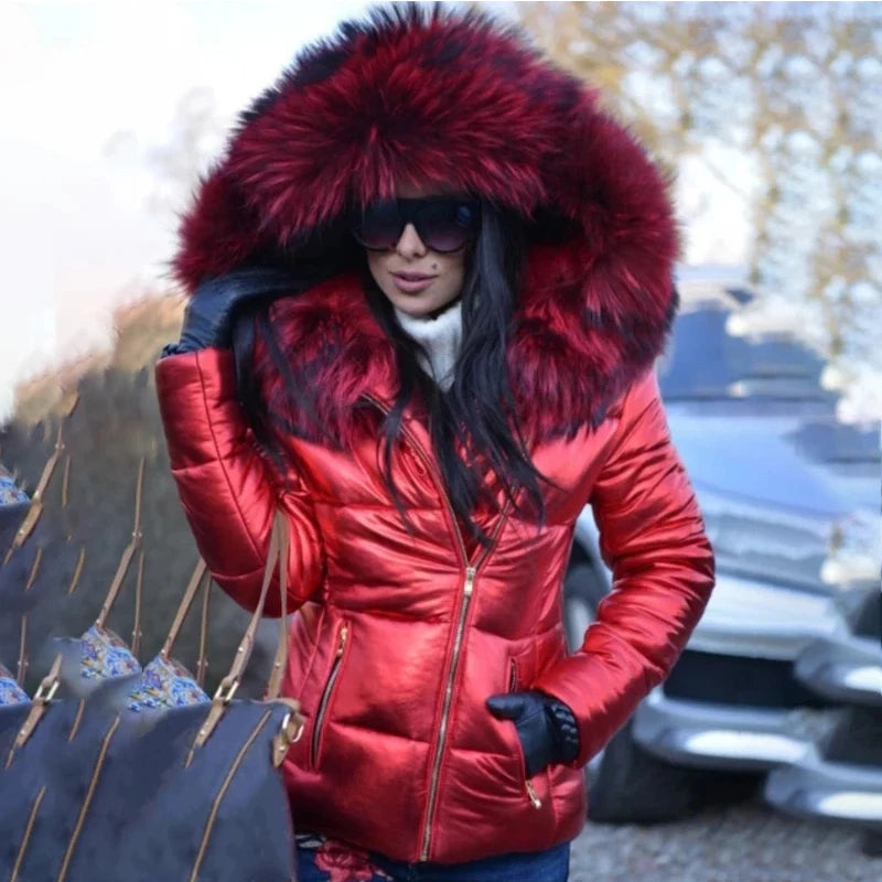 Women's Casual Slim Fit Parka Jacket