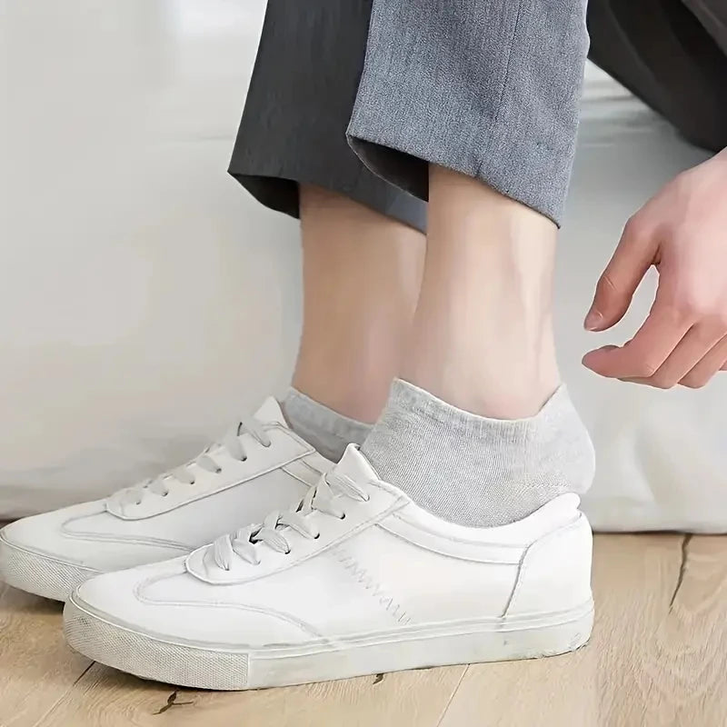 5/10-Pack Unisex Comfort-Fit Ankle Socks