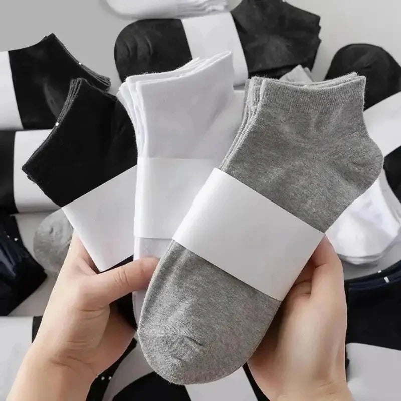 5/10-Pack Unisex Comfort-Fit Ankle Socks