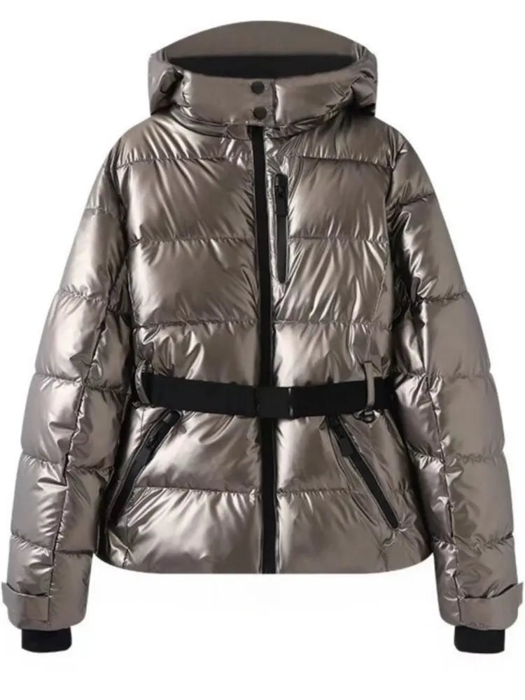 Women's Winter Hooded Padded Sport Parkas - marthinni