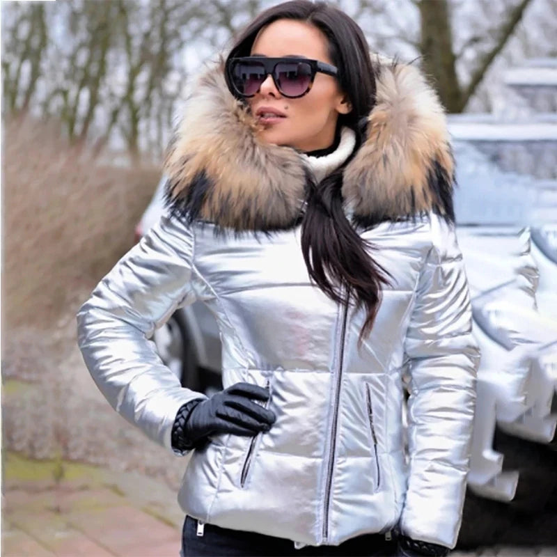 Women's Casual Slim Fit Parka Jacket