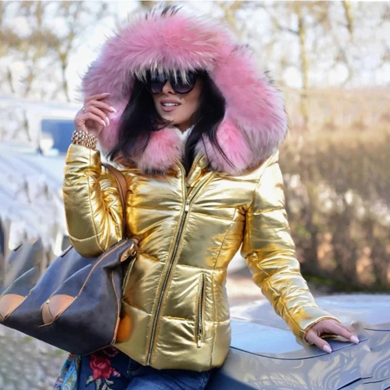 Women's Casual Slim Fit Parka Jacket
