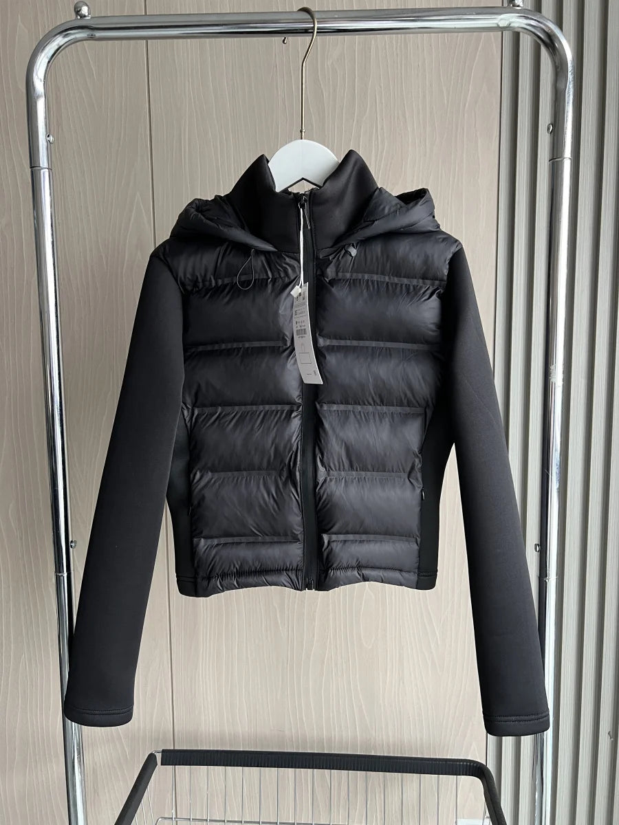 Women's Lightweight Warm Down Jacket with Long Sleeves