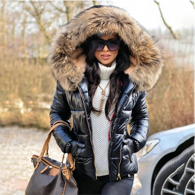 Women's Casual Slim Fit Parka Jacket
