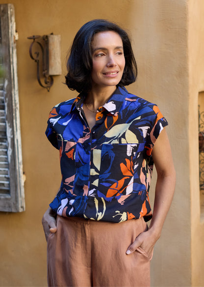 HARLOW SHIRT - MAISIE PRINT