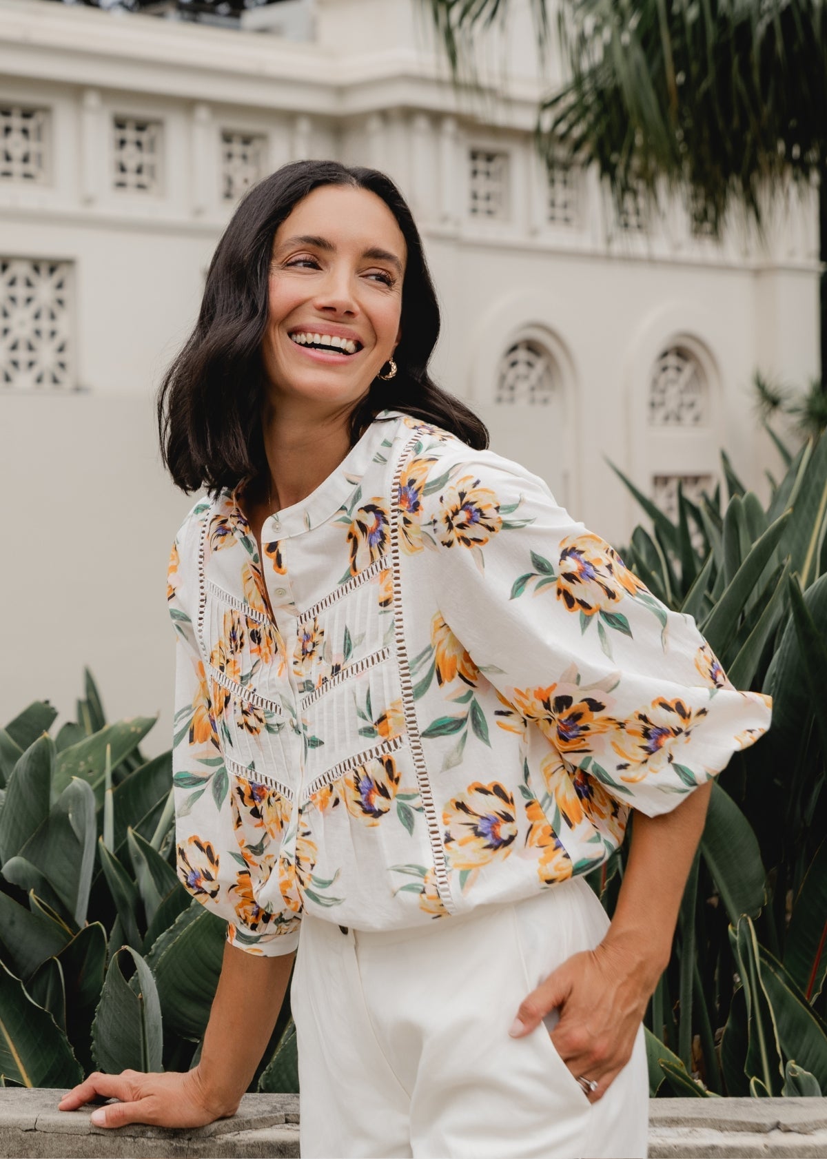 PALOMA SHIRT - LILAH PRINT