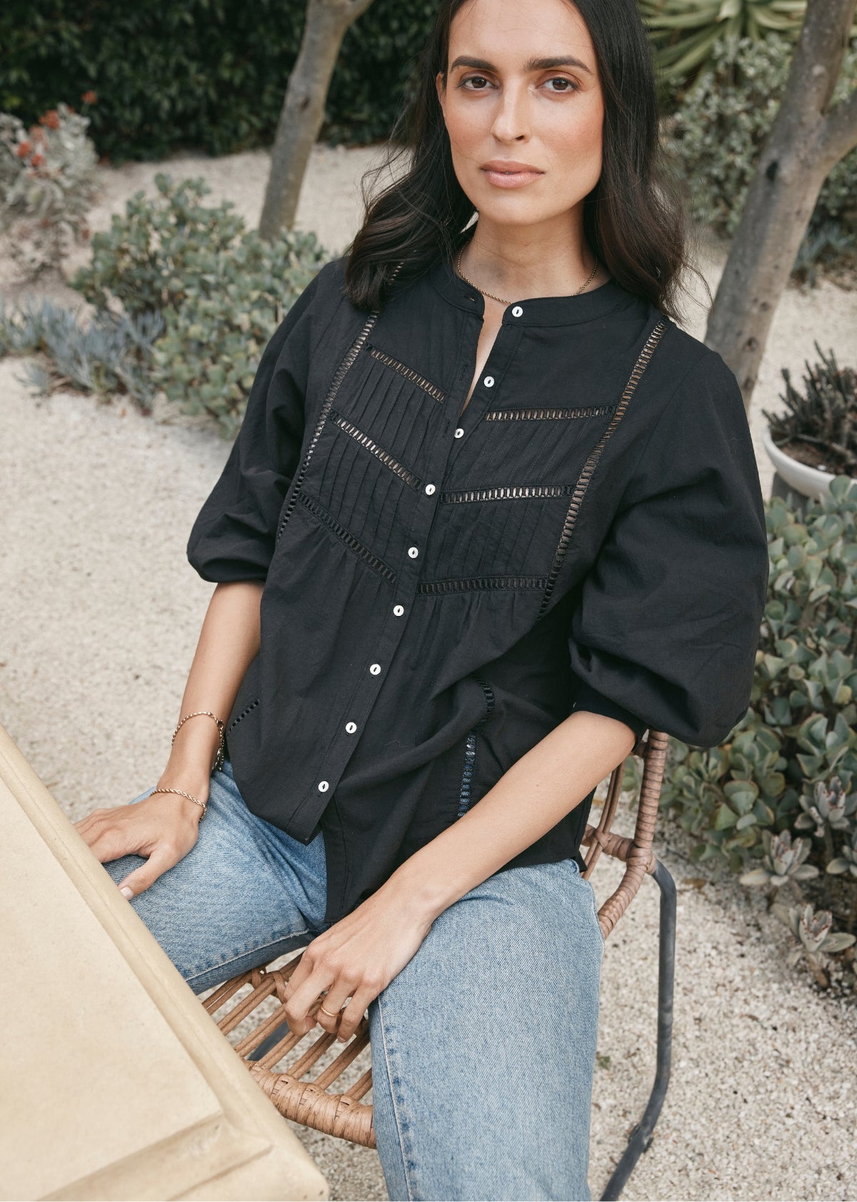 PALOMA SHIRT - BLACK