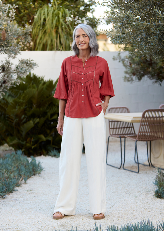 PALOMA SHIRT - CINNAMON
