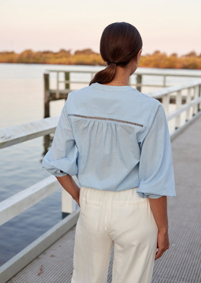 PALOMA SHIRT - SKY BLUE