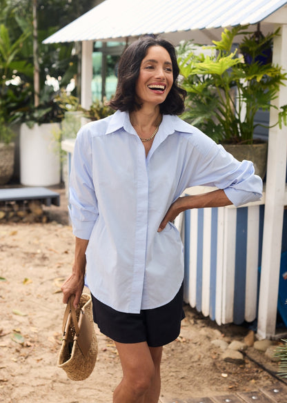 GIGI SHIRT - SKY BLUE