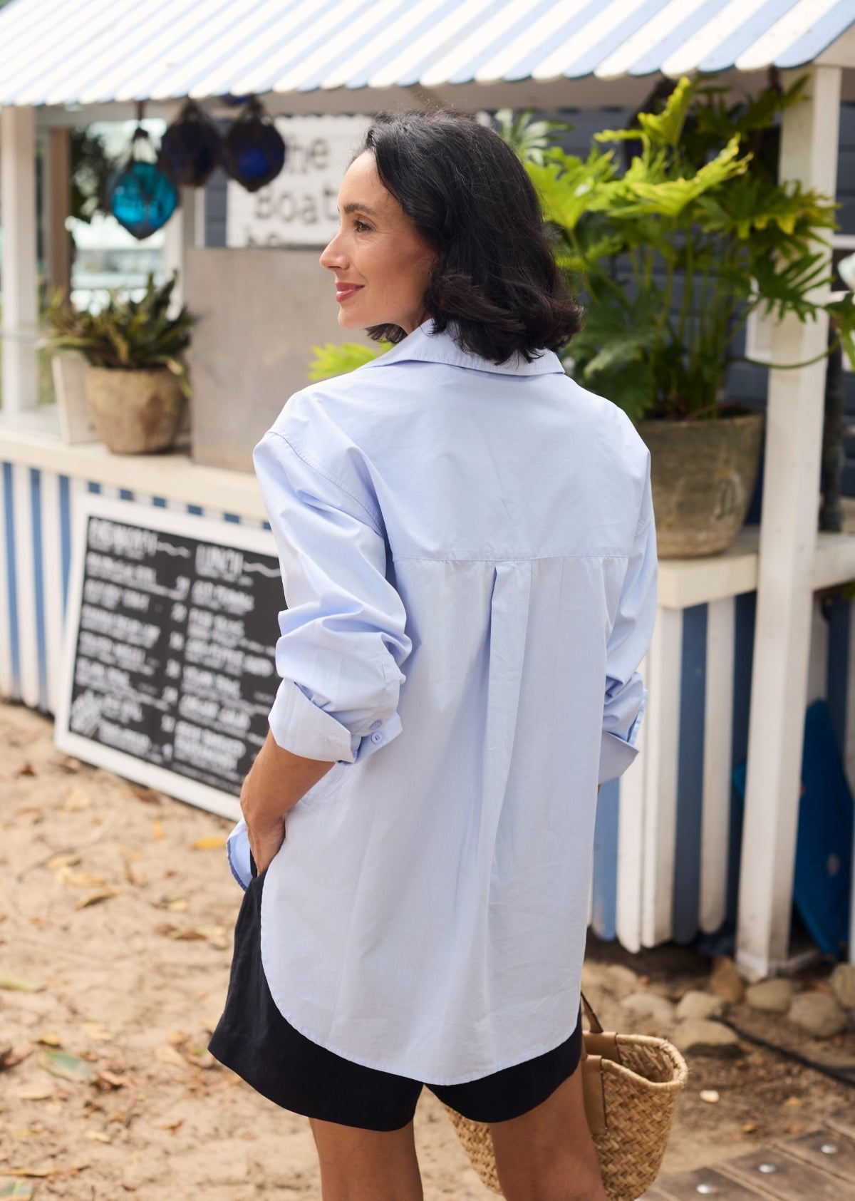 GIGI SHIRT - SKY BLUE