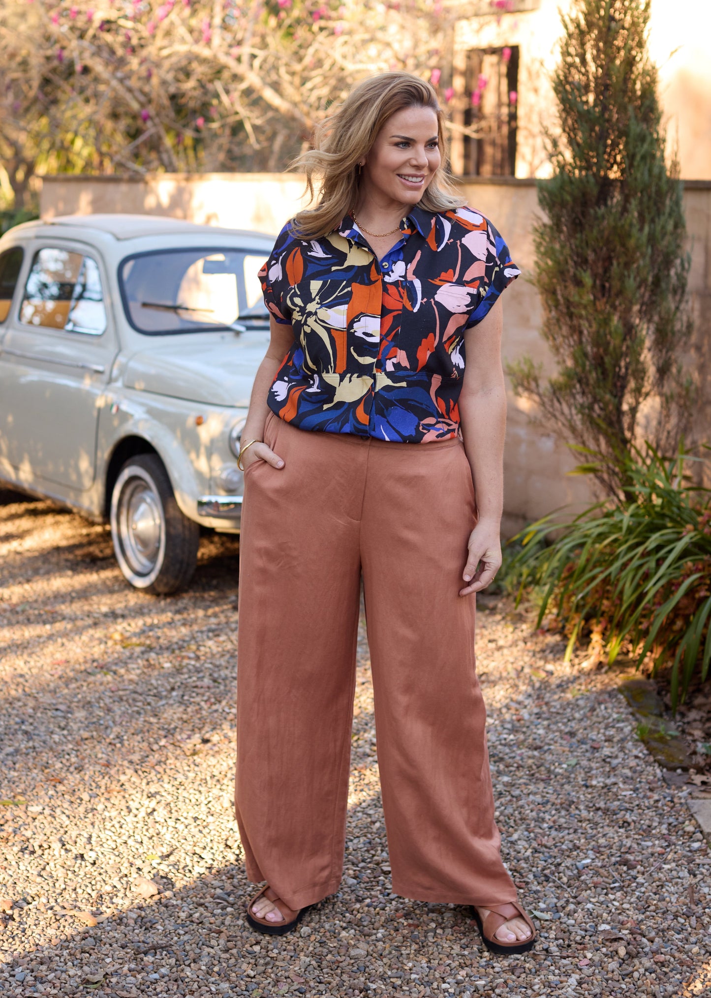 HARLOW SHIRT - MAISIE PRINT