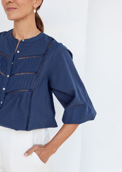 PALOMA SHIRT - FRENCH NAVY