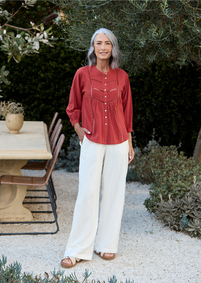 PALOMA SHIRT - CINNAMON