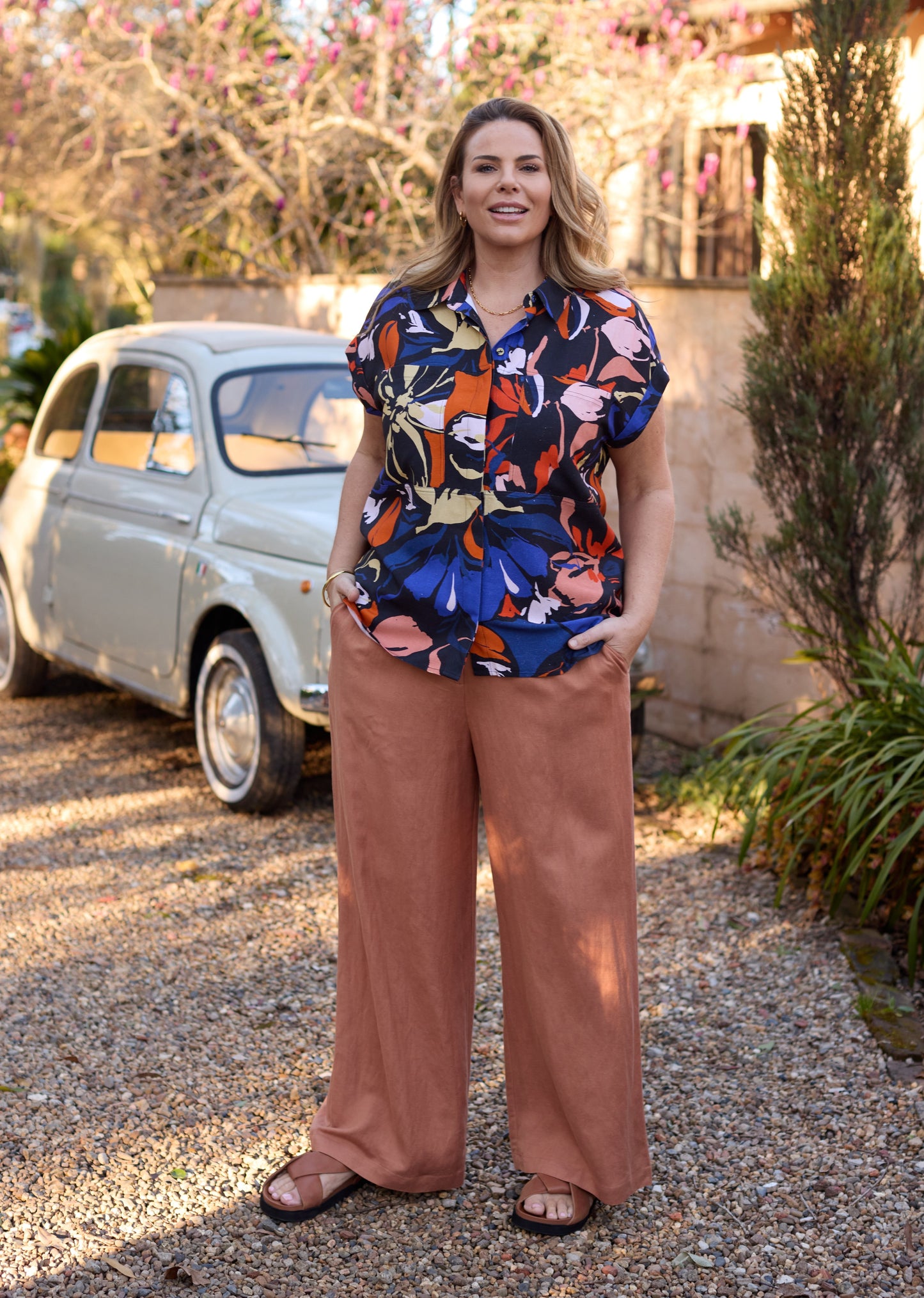 HARLOW SHIRT - MAISIE PRINT