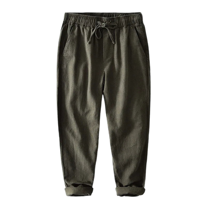Men's Linen Trousers Filo Verno