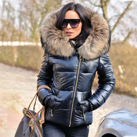 Women's Casual Slim Fit Parka Jacket