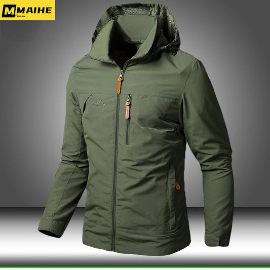 Men's Military Camouflage Windbreaker Jacket