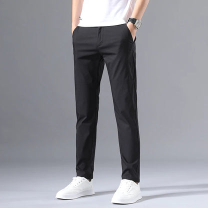 Men's Casual Pants Slim Fit Classic Stretch
