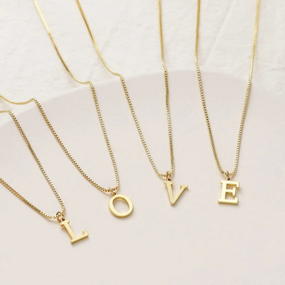 Necklace Initial Splendore 18K