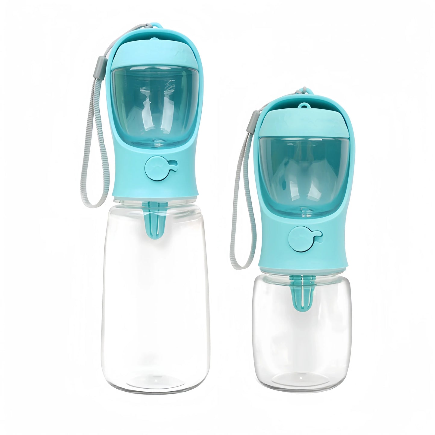 Portable Dog & Cat Water Bottle with Food Storage – Travel Pet Drinking Kettle
