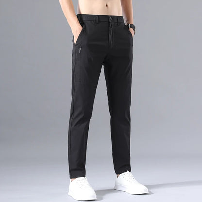 Men's Casual Pants Slim Fit Classic Stretch