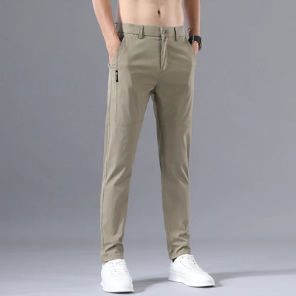 Men's Casual Pants Slim Fit Classic Stretch