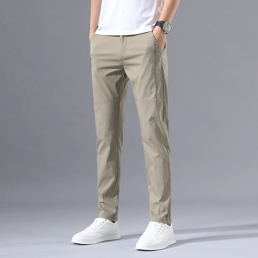 Men's Casual Pants Slim Fit Classic Stretch