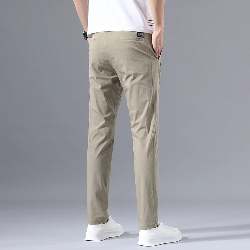 Men's Casual Pants Slim Fit Classic Stretch