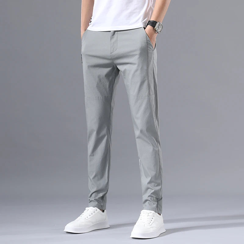 Men's Casual Pants Slim Fit Classic Stretch