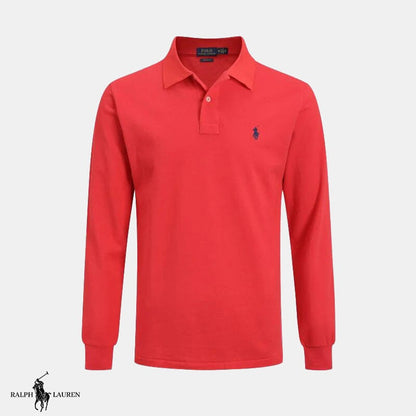 Long-sleeved polo shirt