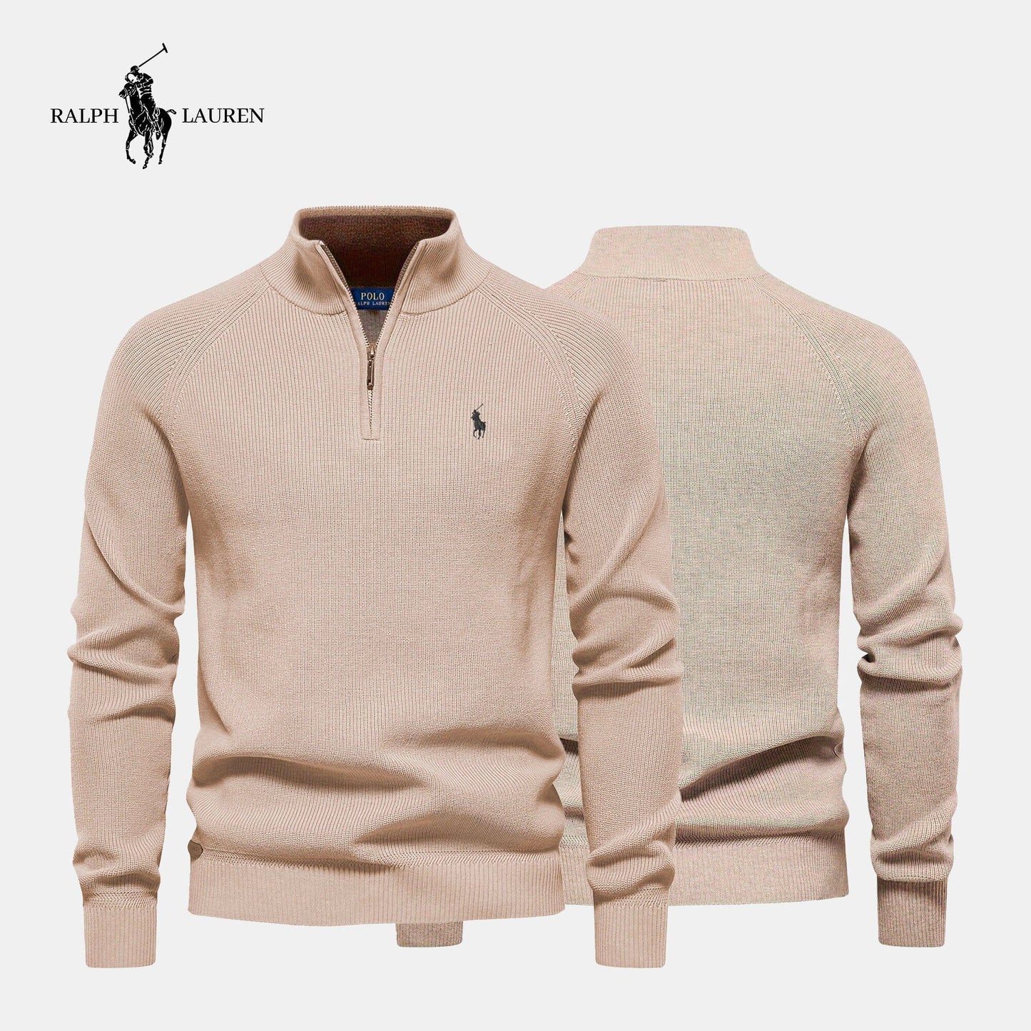 R&L Zip Neck Sweater (CLEARANCE) - Limited Stock